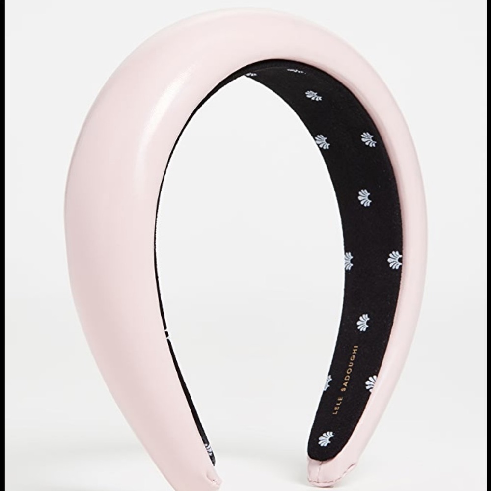 Lele Sadoughi Glossy Padded Headband